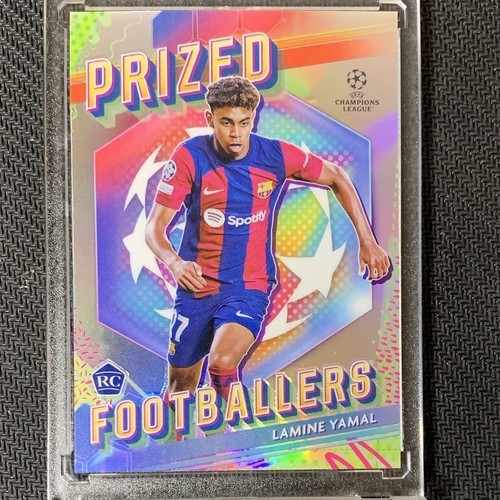 Topps Finest 2023-24 Prized Footballers Lamine Yamal Rookie RC Insert #PF-8 🔥