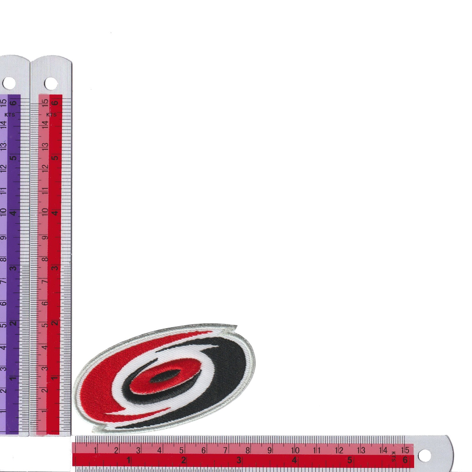 10 pcs Carolina Hurricanes Hockey Logo Size 3.2 in x 2.0 in Sew Iron On Patches