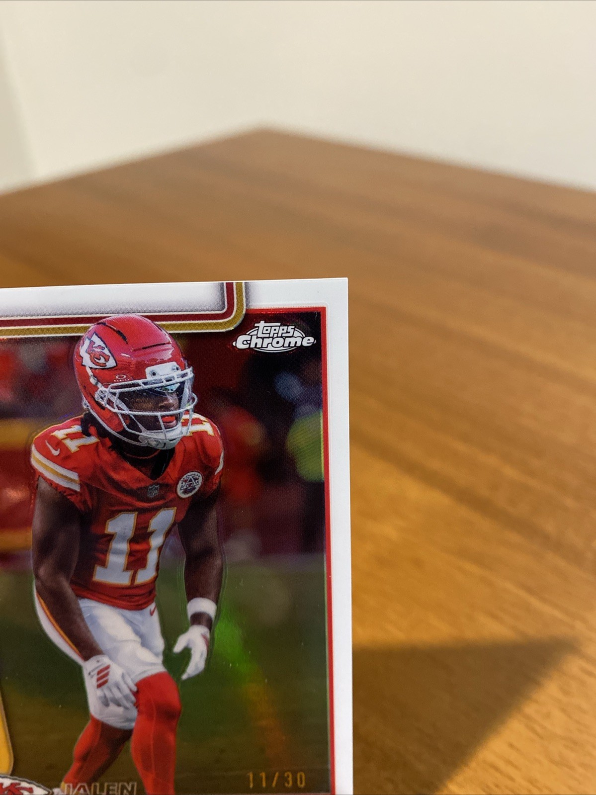 Jalen Royals 2025 Topps Chrome White Refractor /30 RC Rookie