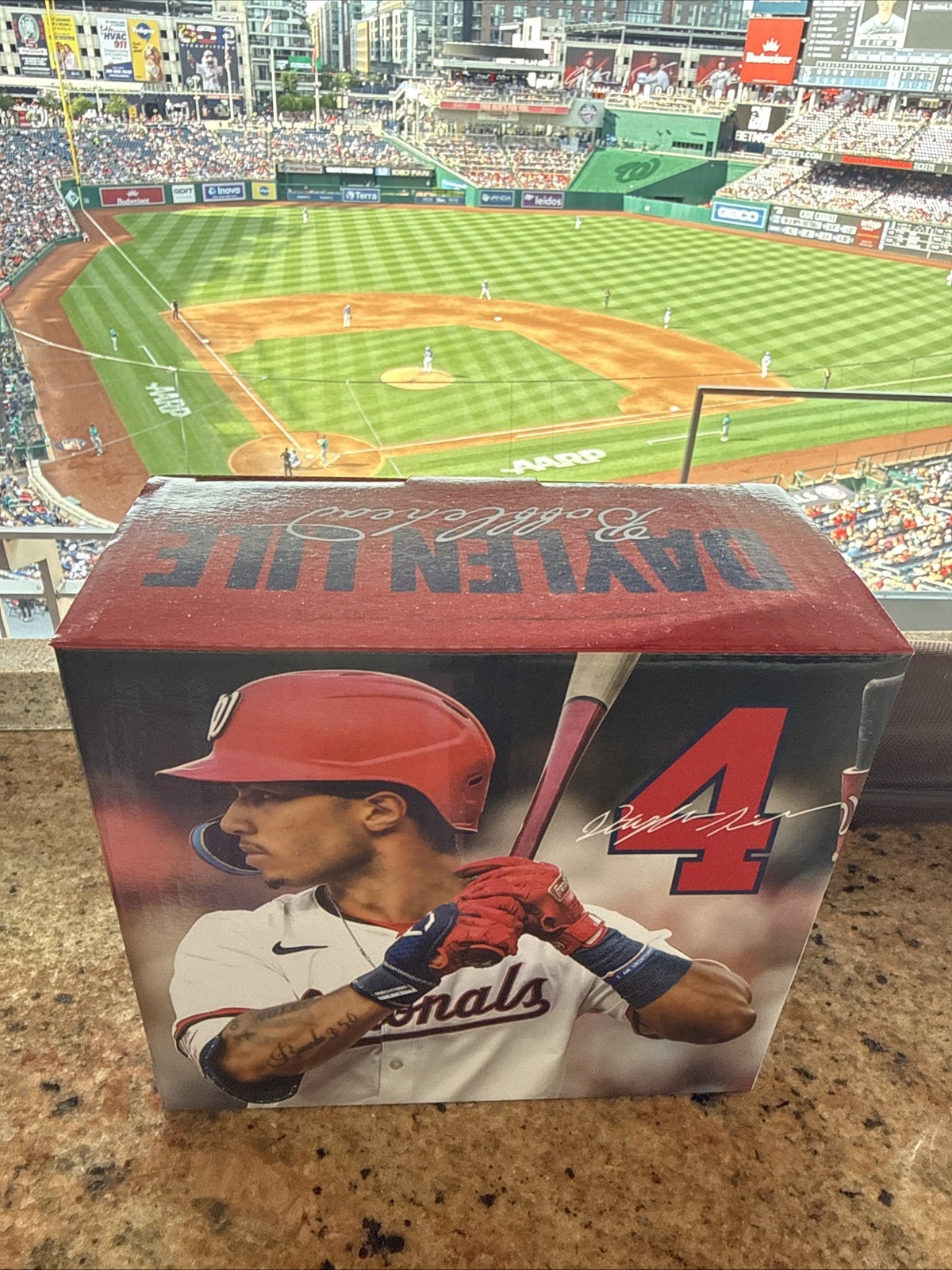 2x Daylen Lile Bobbleheads SGA 6/13/2026 – Washington Nationals – NEW IN BOX