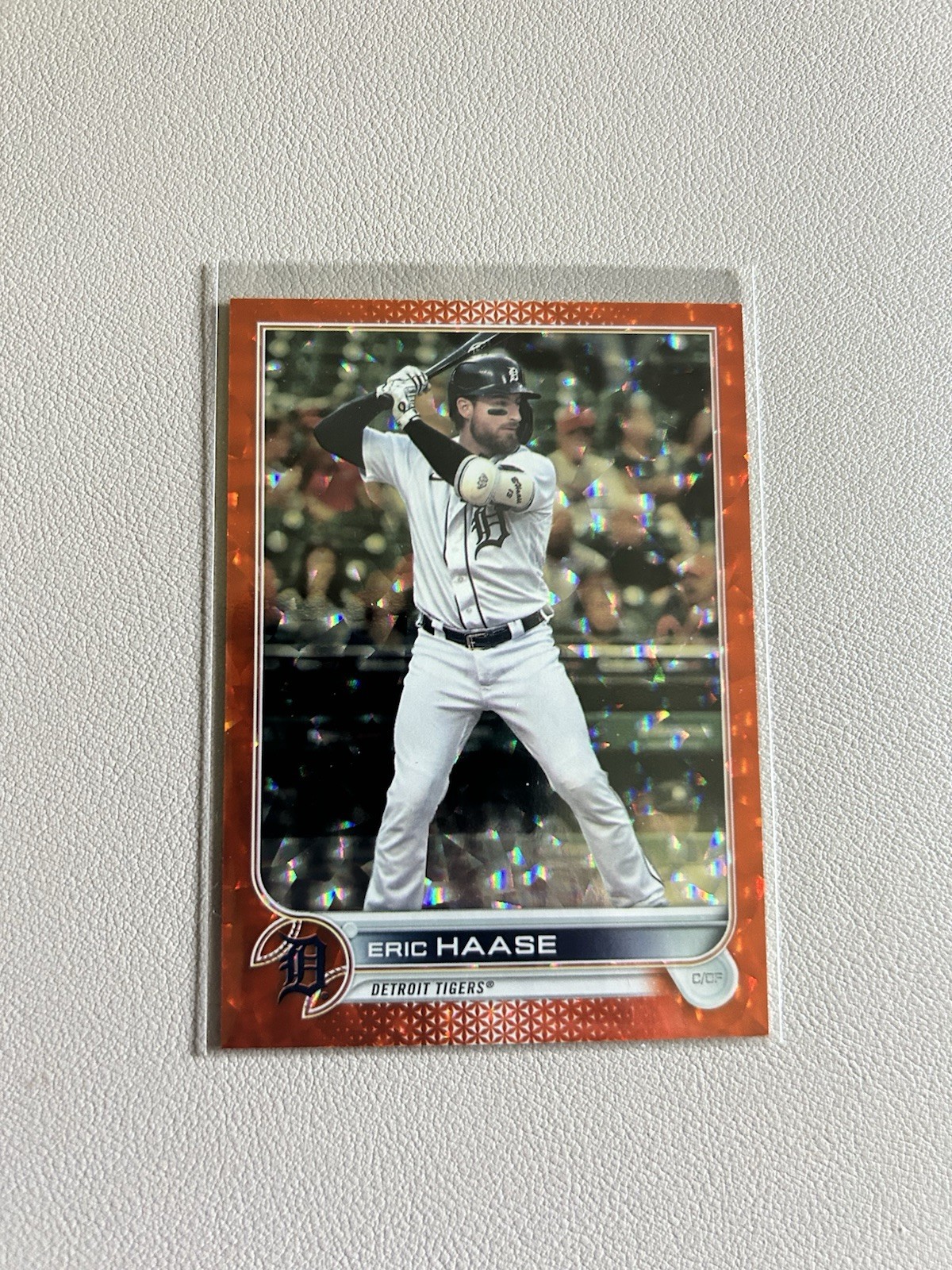 2022 Topps Series 2 – Eric Haase #488 Orange Foilboard /299