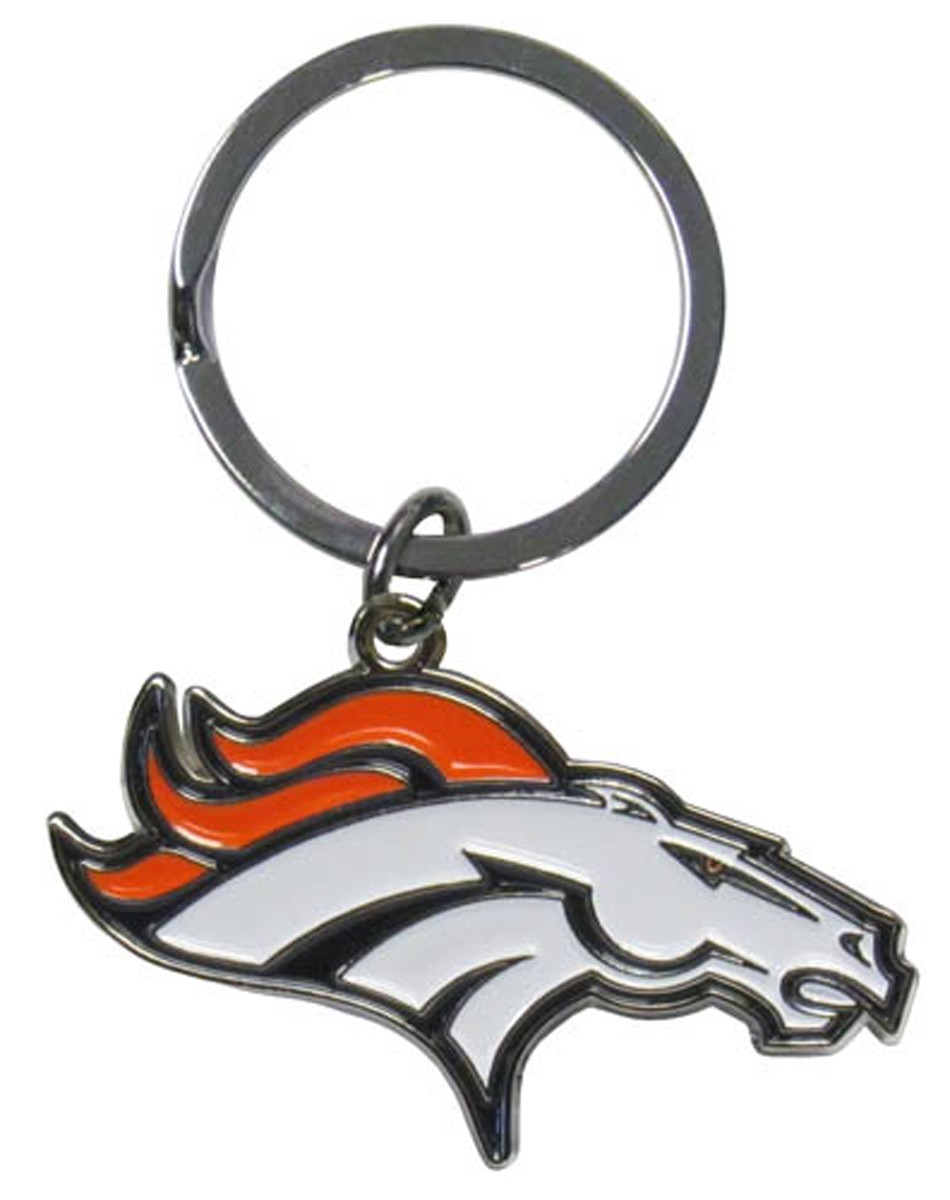 NFL Team Logo Metal Keychain—Official Team Colors—Fan Collectible Free Shipping
