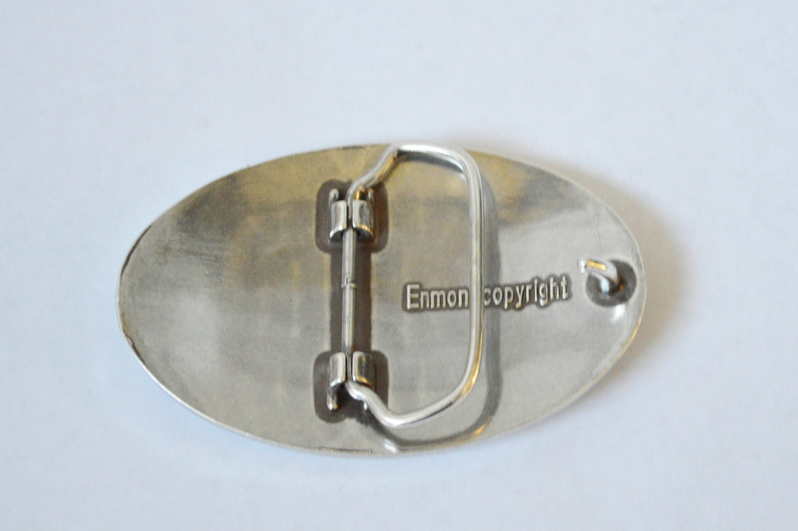 New Enmon LSU Tigers Brushed Belt Buckle Silver Louisiana State NCAA