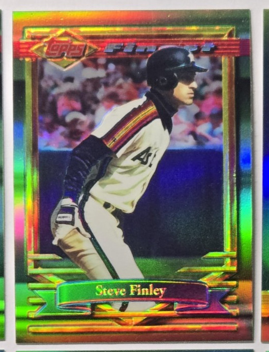 1994 TOPPS FINEST REFRACTOR 🌈 BASEBALL STEVE FINLEY DAVID NIED LOT (6)