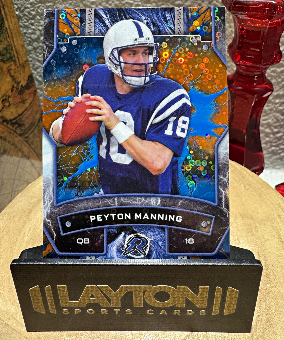 2024 Topps Resurgence Peyton Manning #44 Blue and Orange Shock Disco