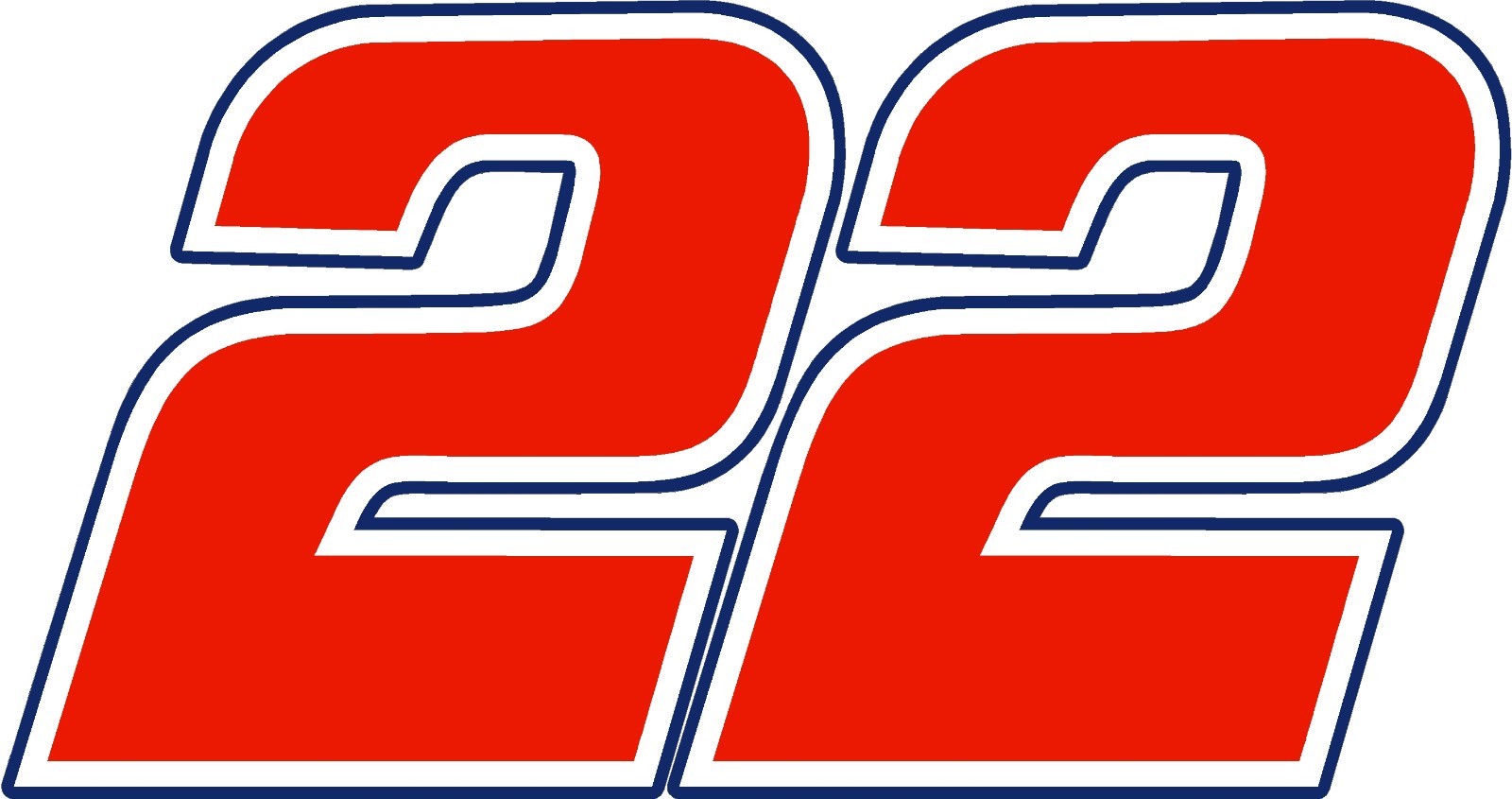 NEW FOR 2019 #22 Joey Logano Racing Sticker Decal – Sm thru XL – Various colors