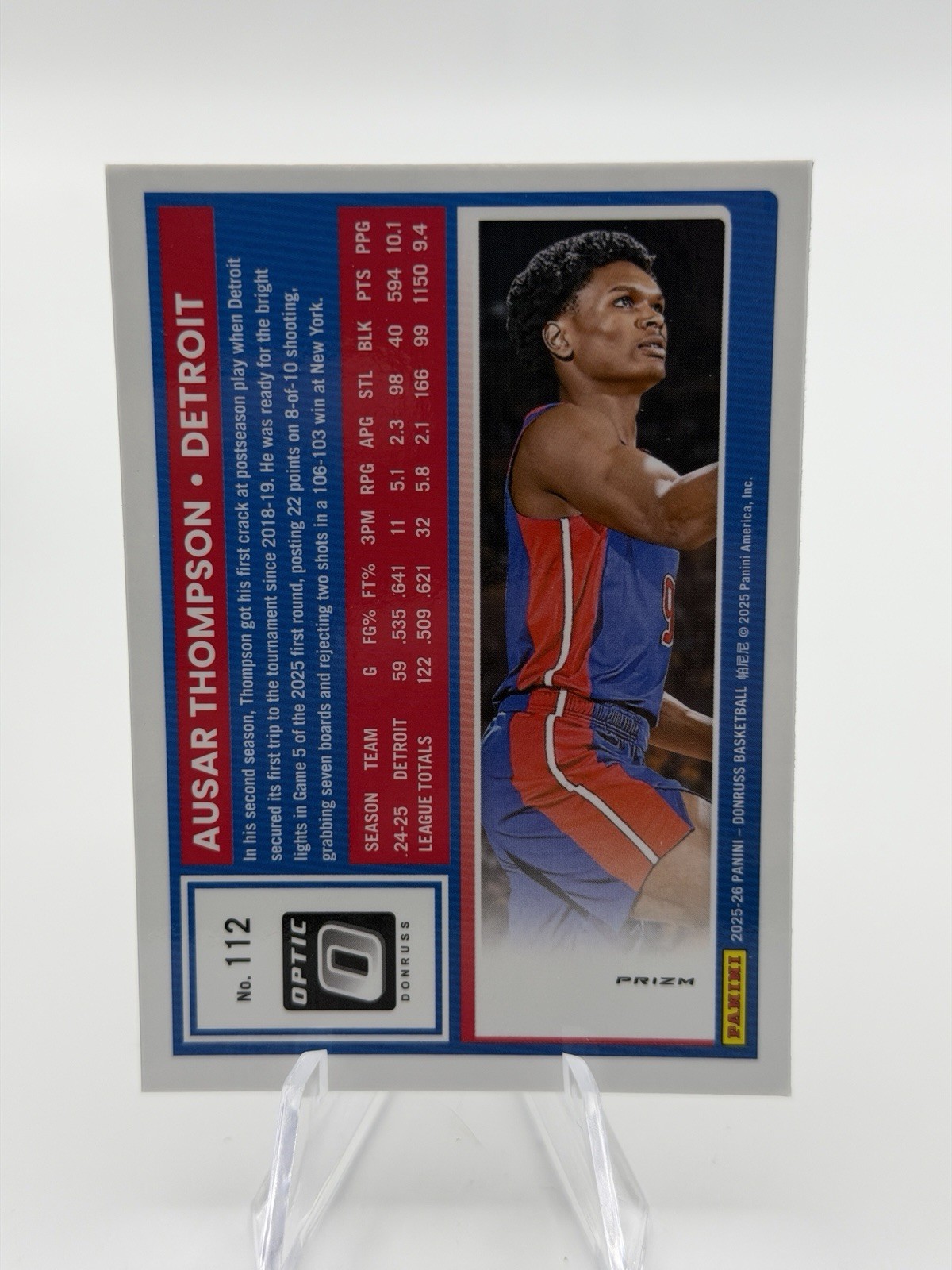 2025-26 Panini Donruss – Optic Ausar Thompson #112 Holo Prizm