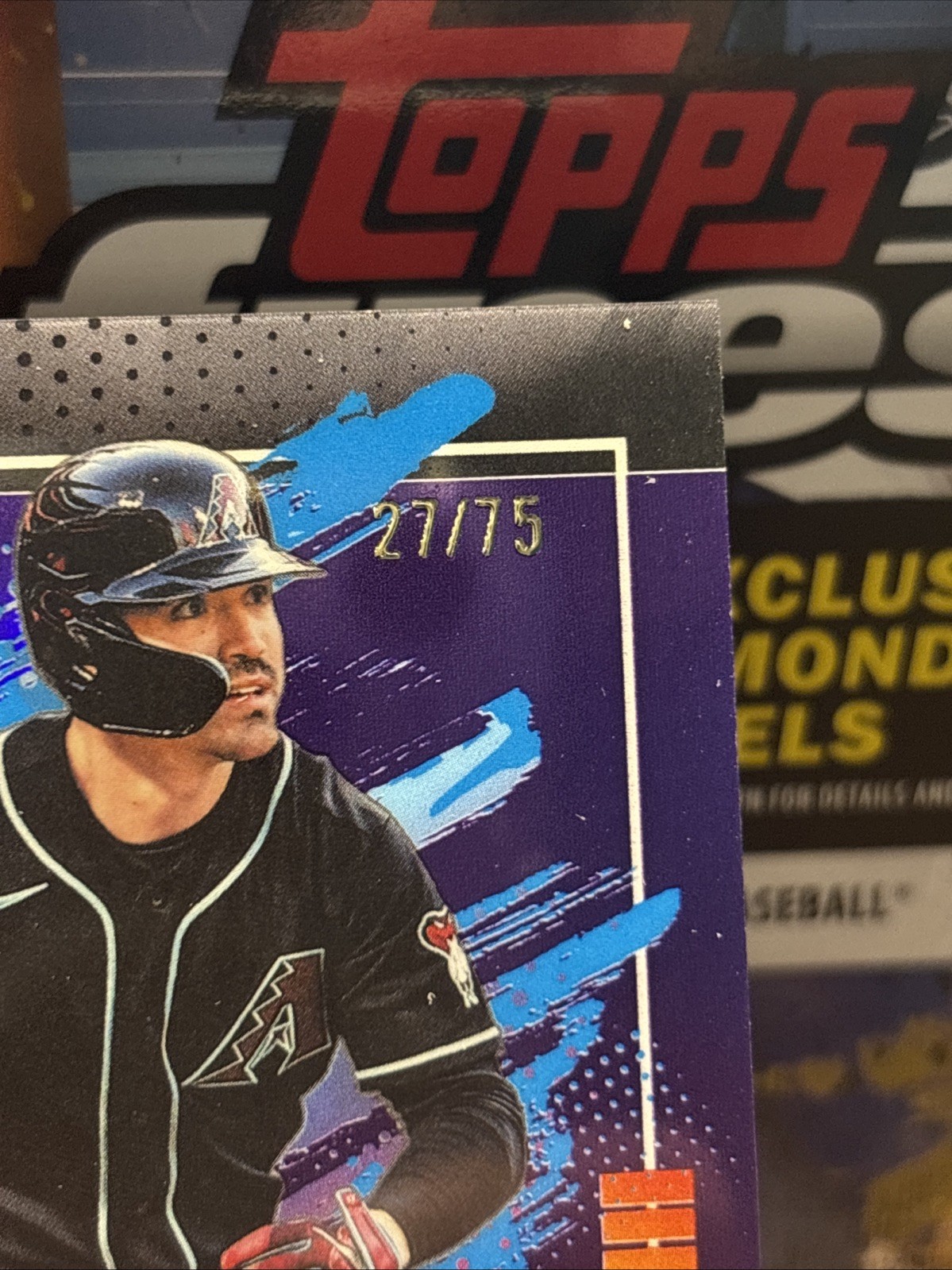 2026 Topps Finest – Common Corbin Carroll #153 Purple Refractor /75 SP