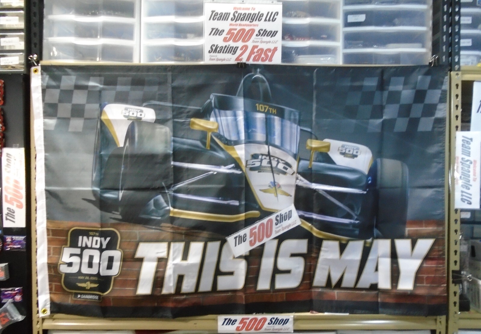 2023 Indy 500 Event Collector Flag 3′ x 5′ Banners This Is May Single Sided