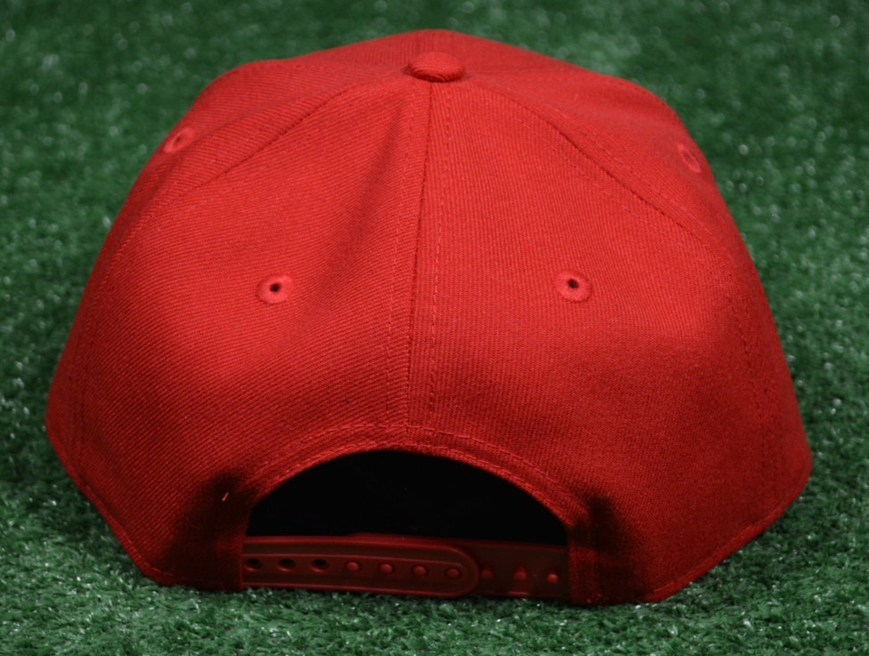 New Era Los Angeles Anaheim Angels 9FIFTY Flat Brim Snapback Hat Red, New