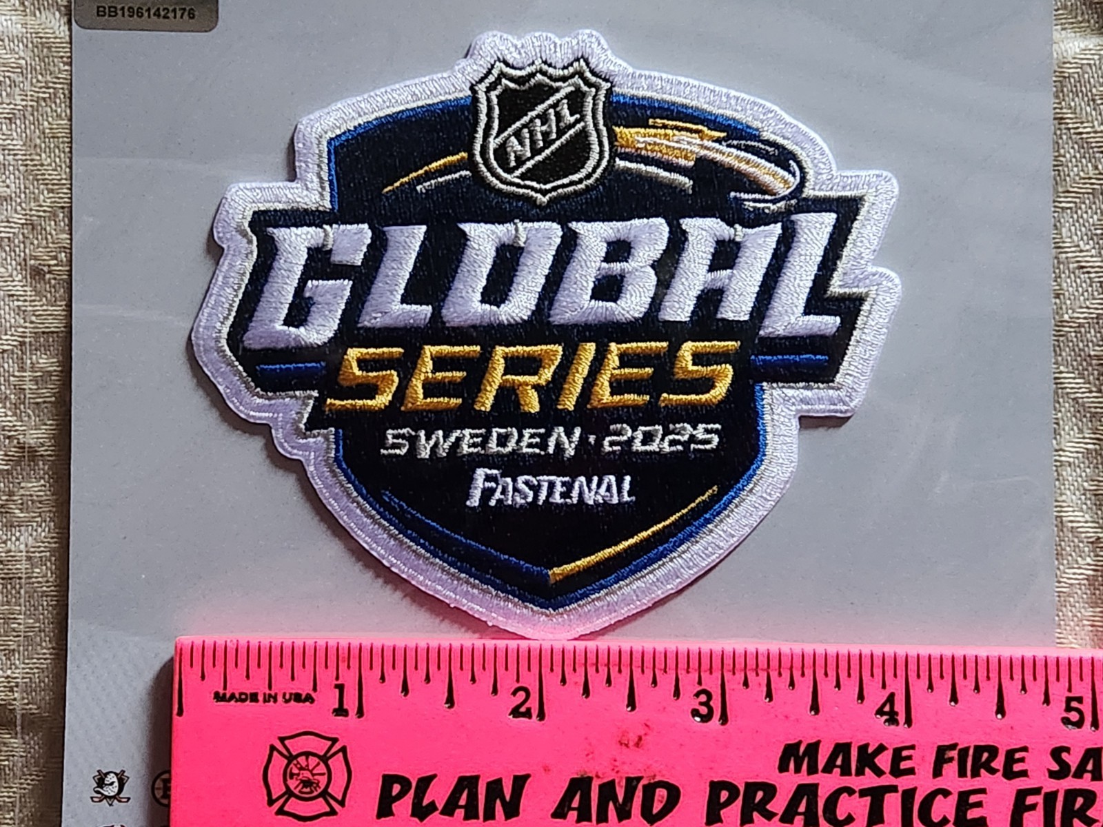 GLOBAL SERIES SWEDEN 2025 PATCH PITTSBURGH PENGUINS vs NASHVILLE PREDATORS NEW