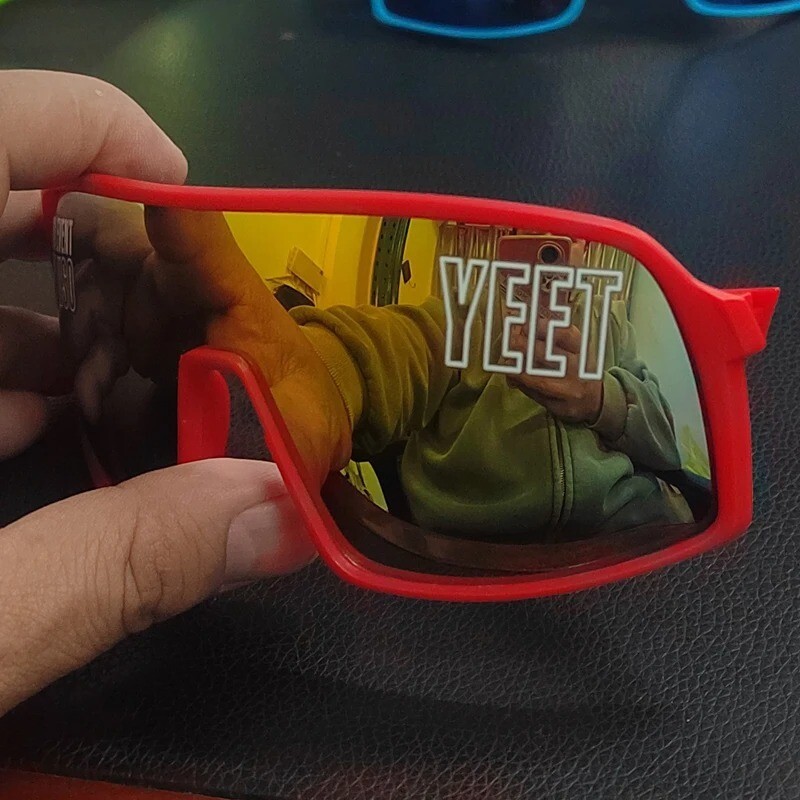 Jey Uso WWE Yeet Blue Sports Shades Glasses