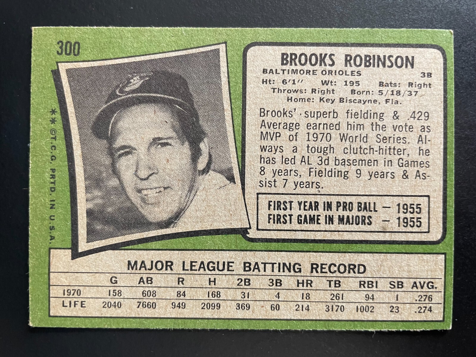 1971 Topps Baseball Cards – Singles – You Pick (Card #s 251-500) – Free Shipping