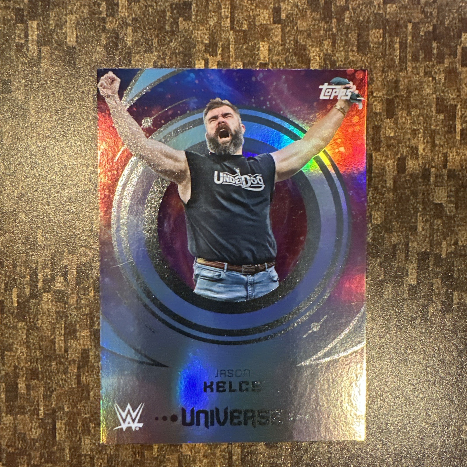 2025 Topps Universe WWE Jason Kelce #74