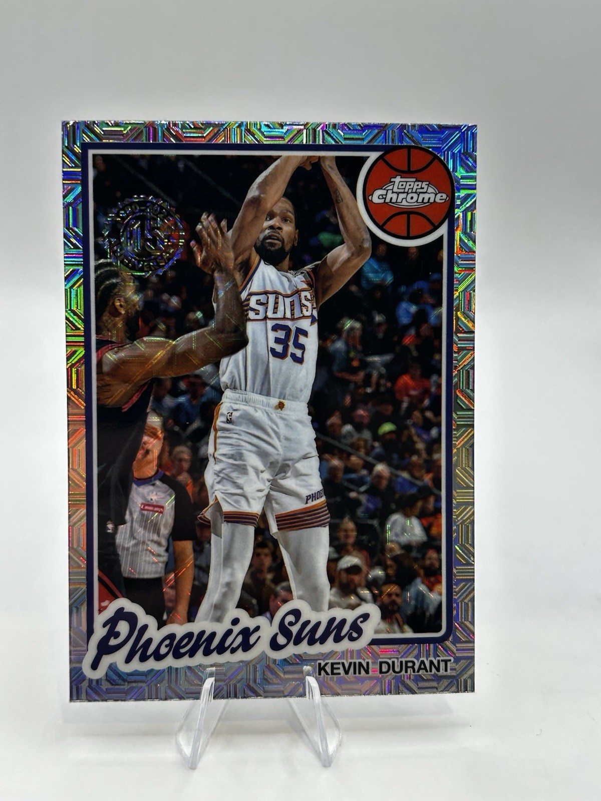 KEVIN DURANT 2025-26 Topps Chrome Silver Pack Mojo Refractor #TC-KD Suns