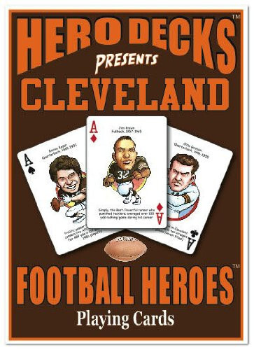 NFL Football Hero Decks Caricature 52 Playing Cards Parady Cards Same Day Ship