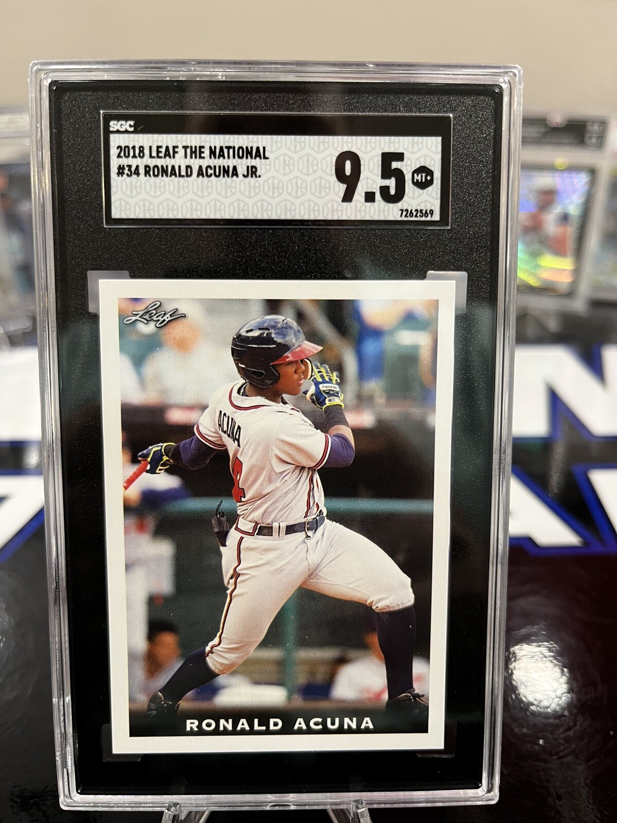 2018 Leaf The National Ronald Acuna Jr. SGC 9.5