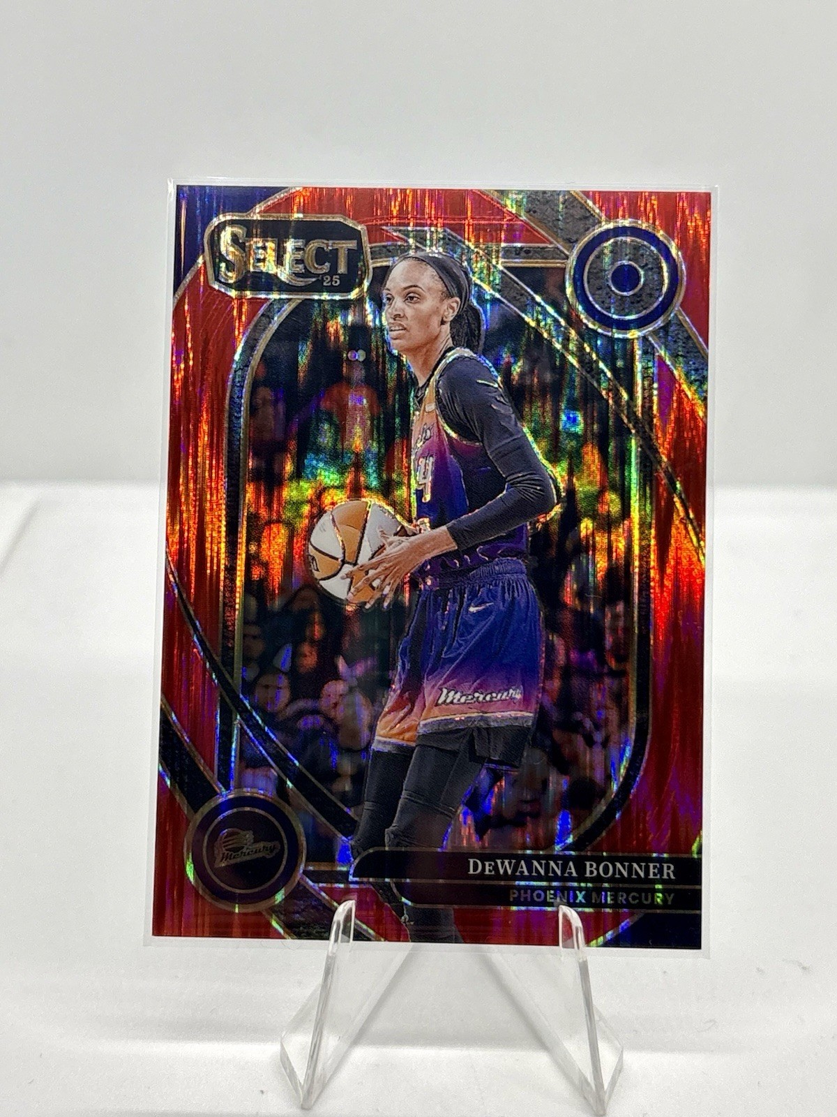 2025 Panini Select WNBA – Courtside Dewanna Bonner #222 Red Flash Prizm /349