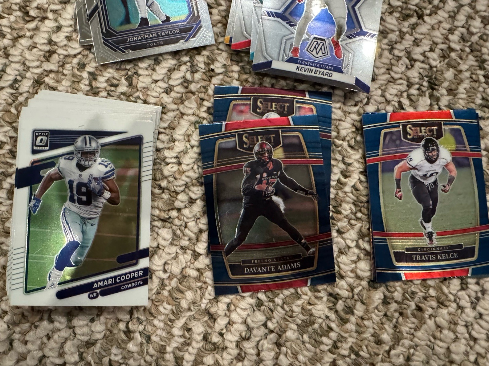 Various NBA NFL Sports Trading Card Lot Basketball Football
