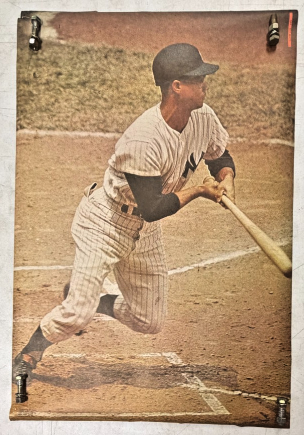 Vintage Sports Illustrated 1968 1970 Yankees Poster Roy White Renselaar
