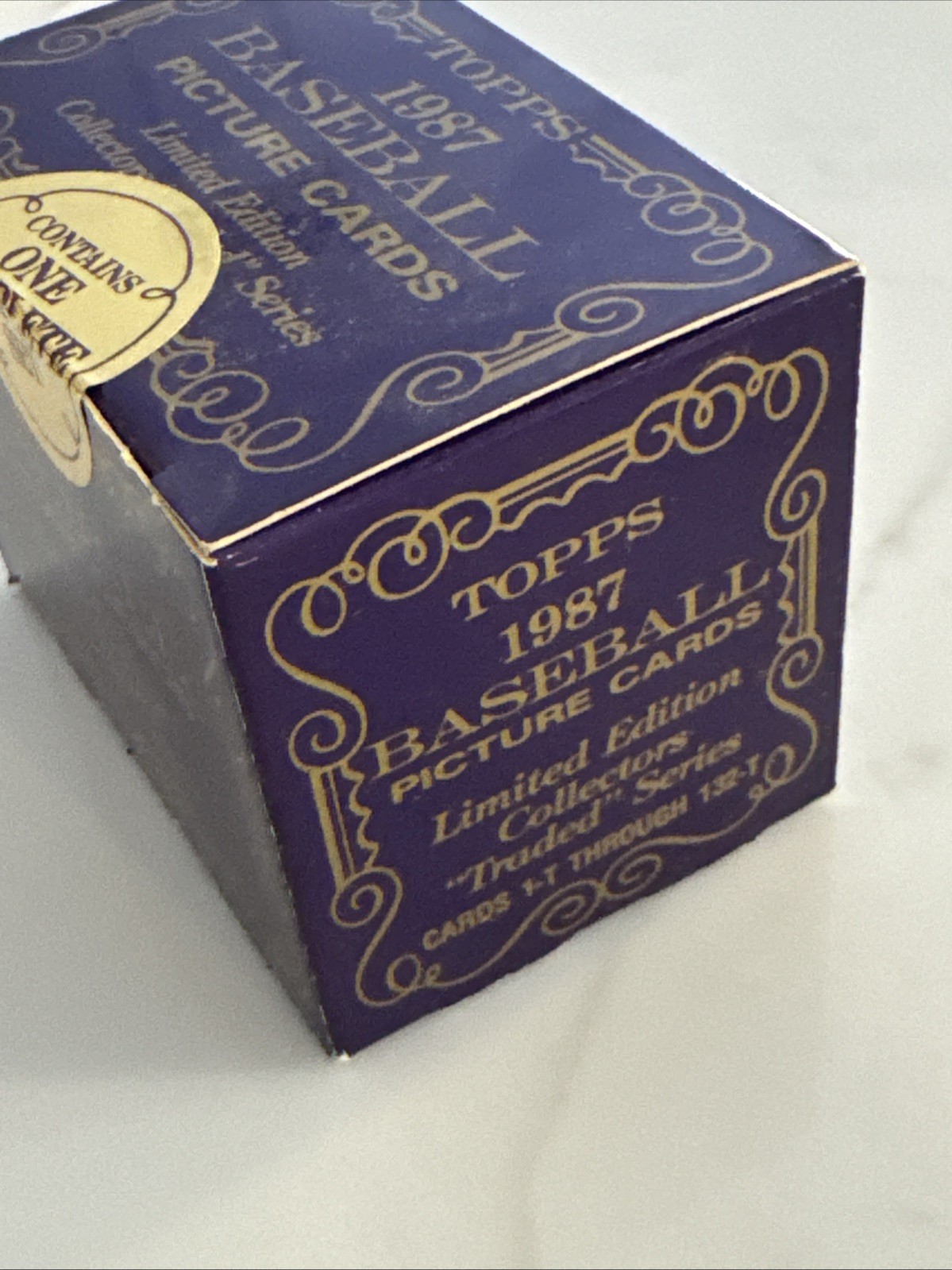 1987 Topps Tiffany Traded Baseball Set – Factory Sealed Limited- RARE!1T-132T