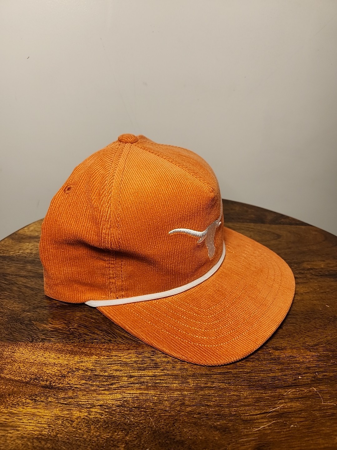 Hooey Texas Longhorns Orange Corduroy Adjustable Snapback Hat