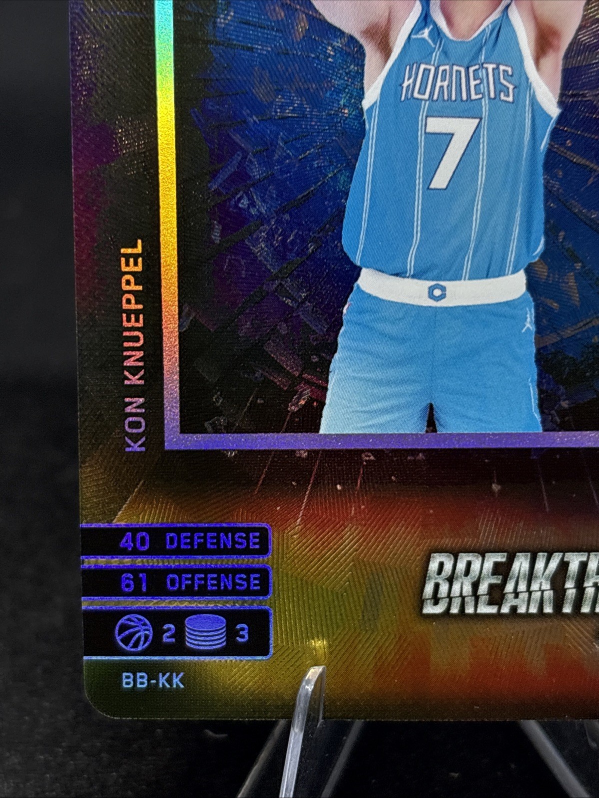 2025-26 Topps Match Attax Breakthrough Baller KON KNUEPPEL ROOKIE BB-KK HORNETS