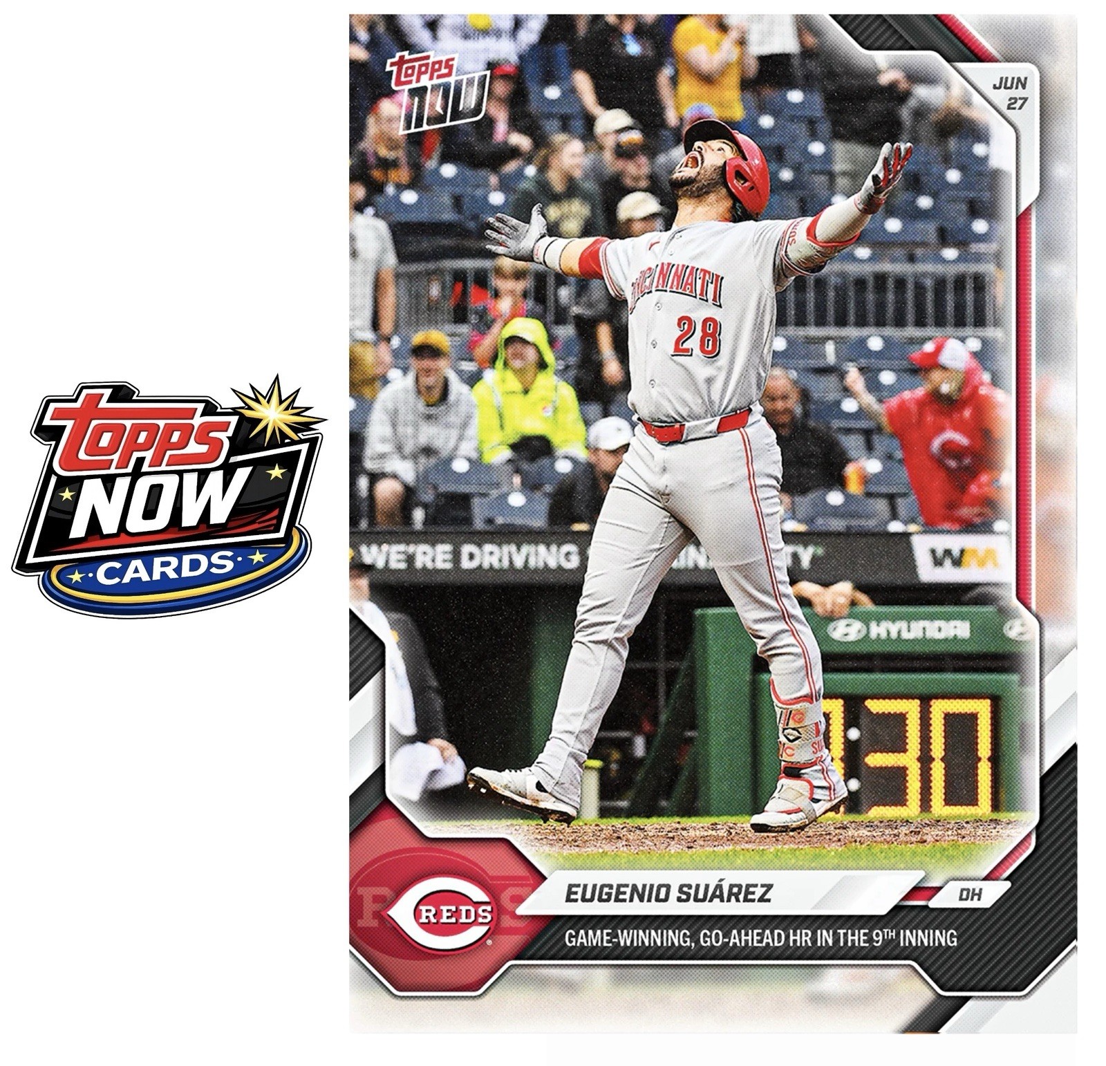 2026 Topps Now MLB #384 Eugenio Suarez Cincinnati Reds – PRESALE