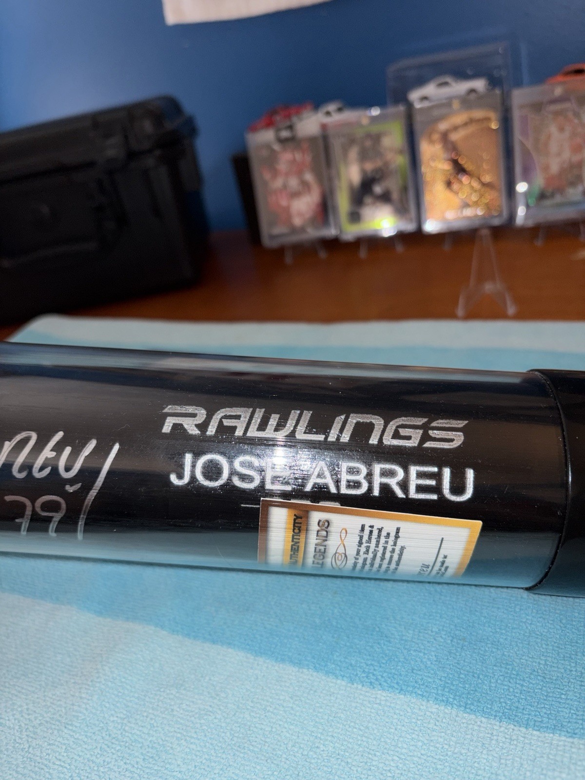Jose Abreu auto lot PSA 10 RC/Baseball Bat Chicago White Sox MLB authenticated
