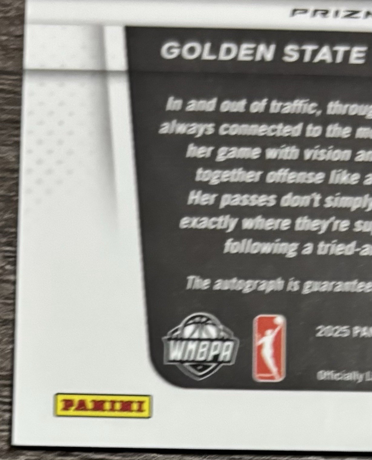 Kaitlyn Chen 2025 Panini Prizm WNBA SP RC Gold Prizm Auto Autograph /10 #TB-KC