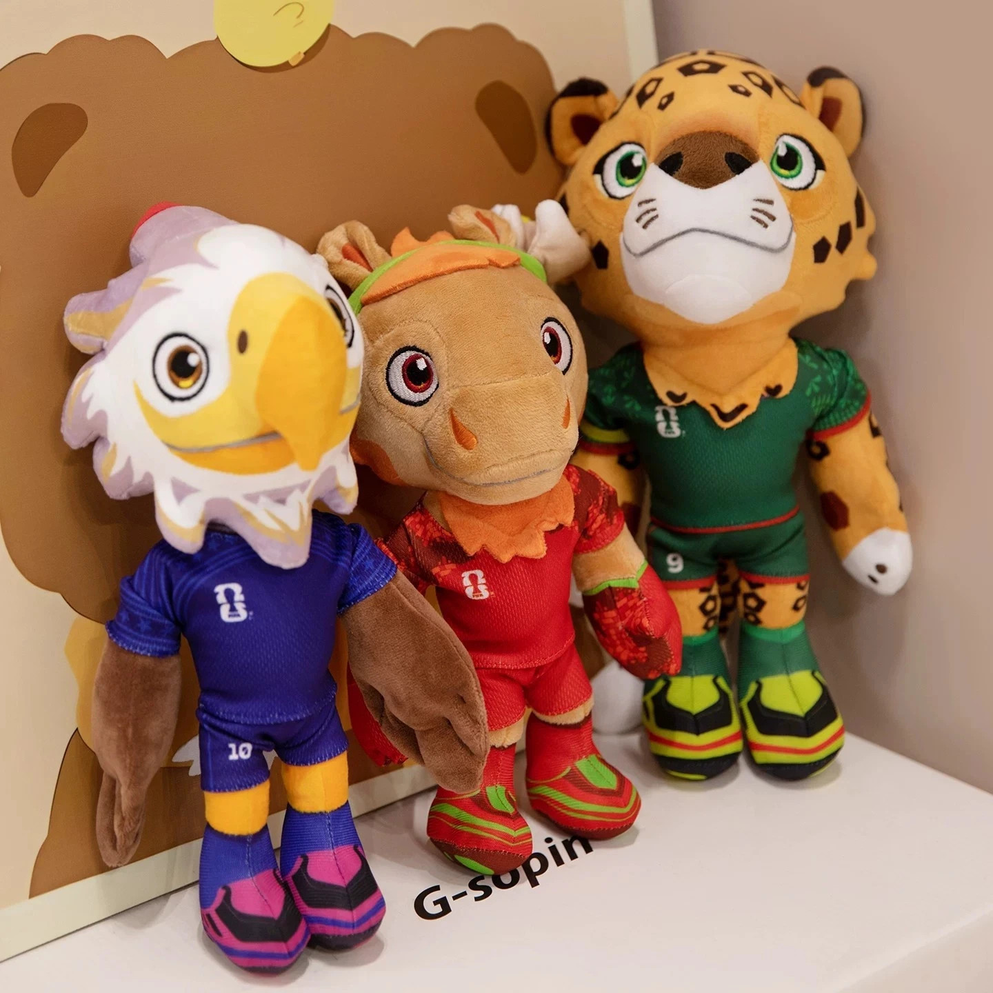 ⚽️ 2026 FIFA World Cup Canada/Mexico/United States Mascots Plush Doll 20cm ⚽️
