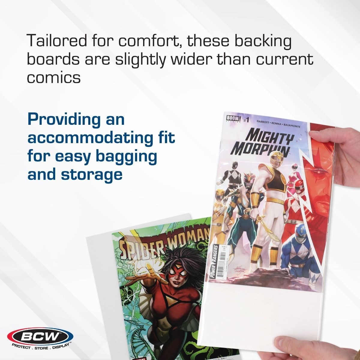 300 BCW Current Modern Resealable Comic Bags 2 MIL & Boards 6 3/4″ 200 Combo