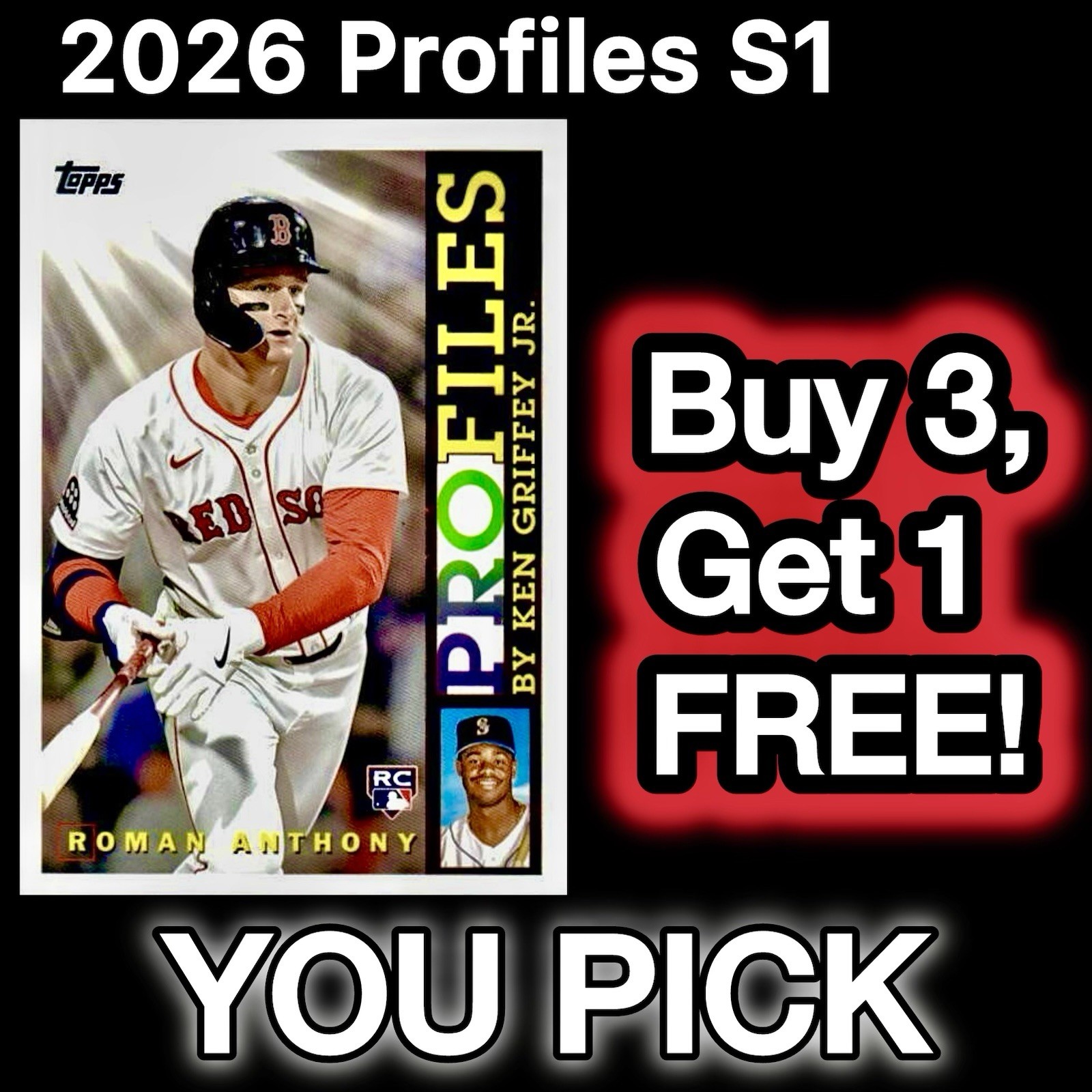 2026 Topps Series 1 – TOPPS PROFILES – You Complete Your Insert Set! U-PICK!🔥