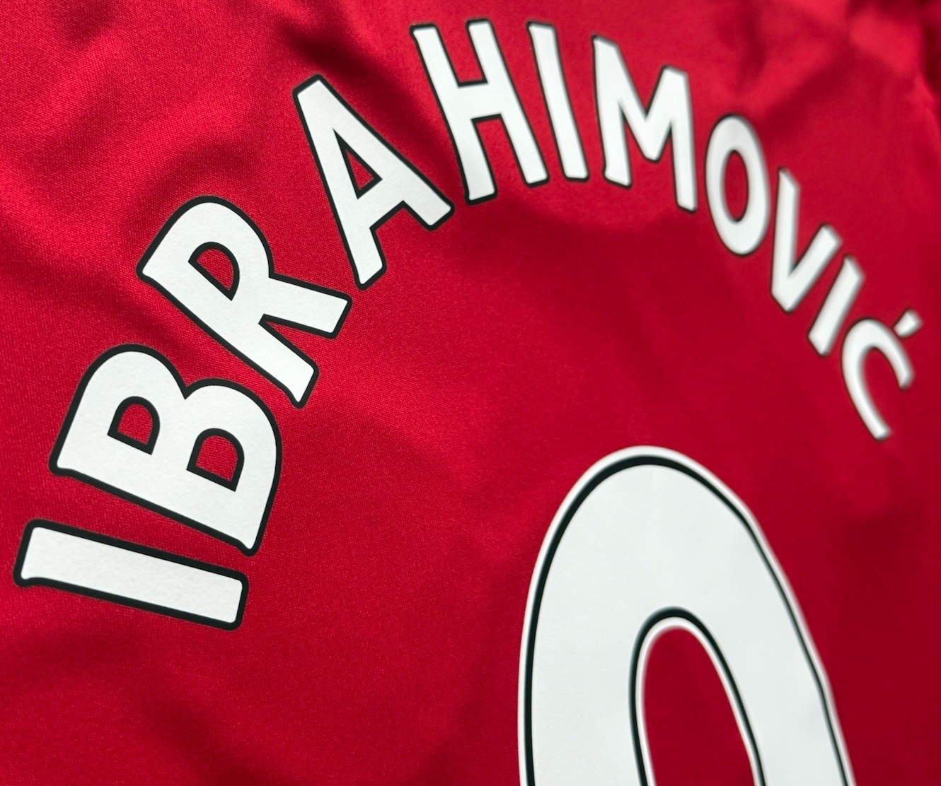 2016/17 Manchester United Home Jersey #9 Ibrahimovic Large adidas Premier League