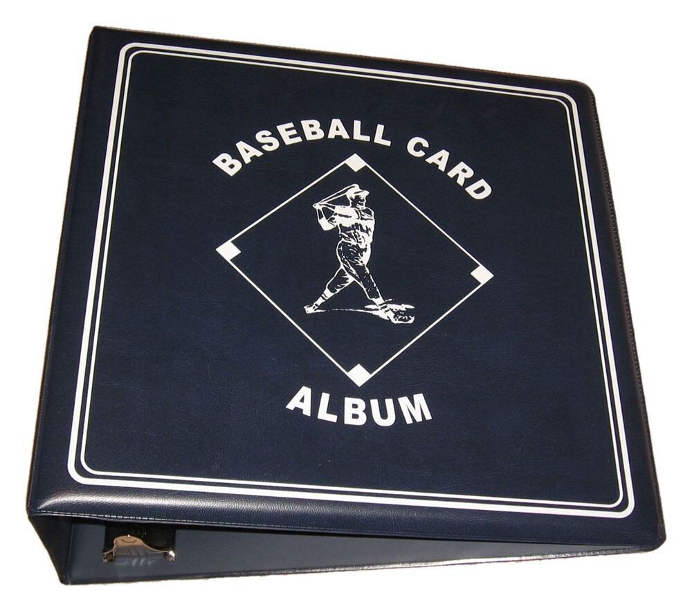 BCW 3 Inch Blue Baseball Card D-Ring Album binder