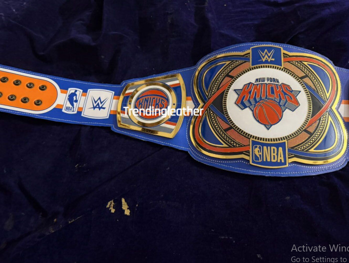 New York Knicks Legacy Title Belt Championship Belt Adult Size Replica