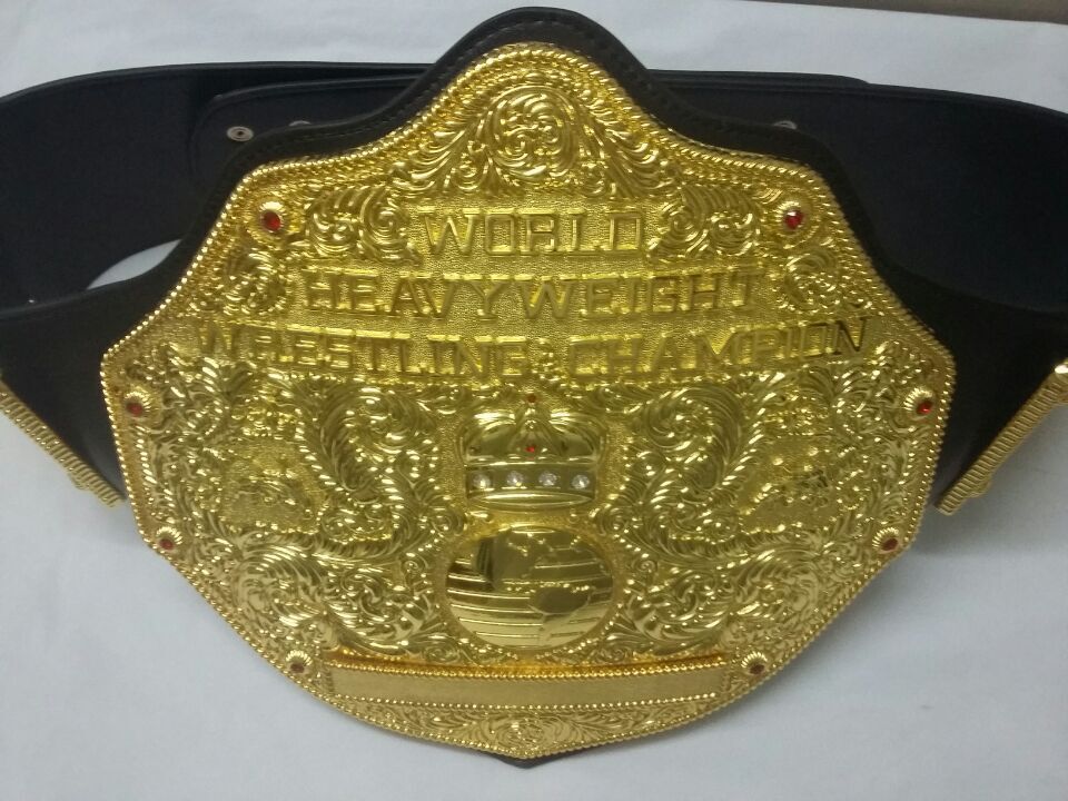 New Big Gold Textured Heavyweight Adult Wrestling Championship Title Belt 6.8lbs