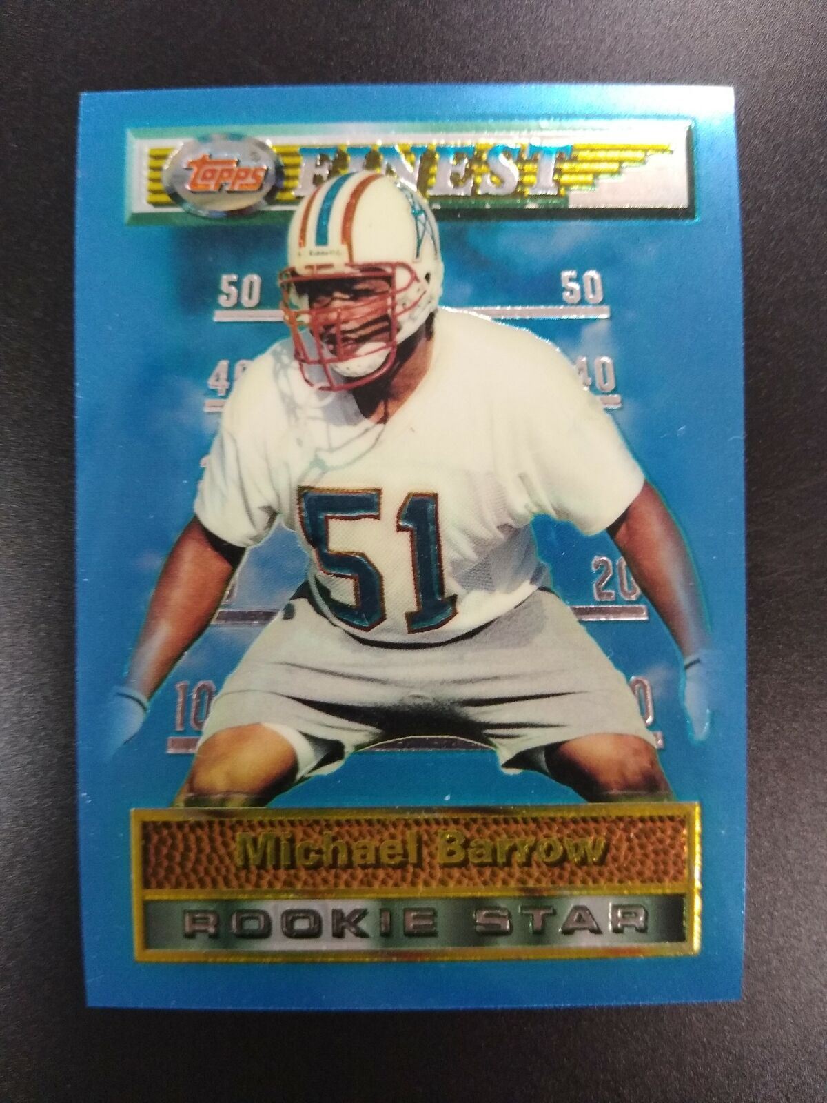 1994 Topps Finest #210 MICHAEL BARROW Houston Oilers NRMT/MT *CT05