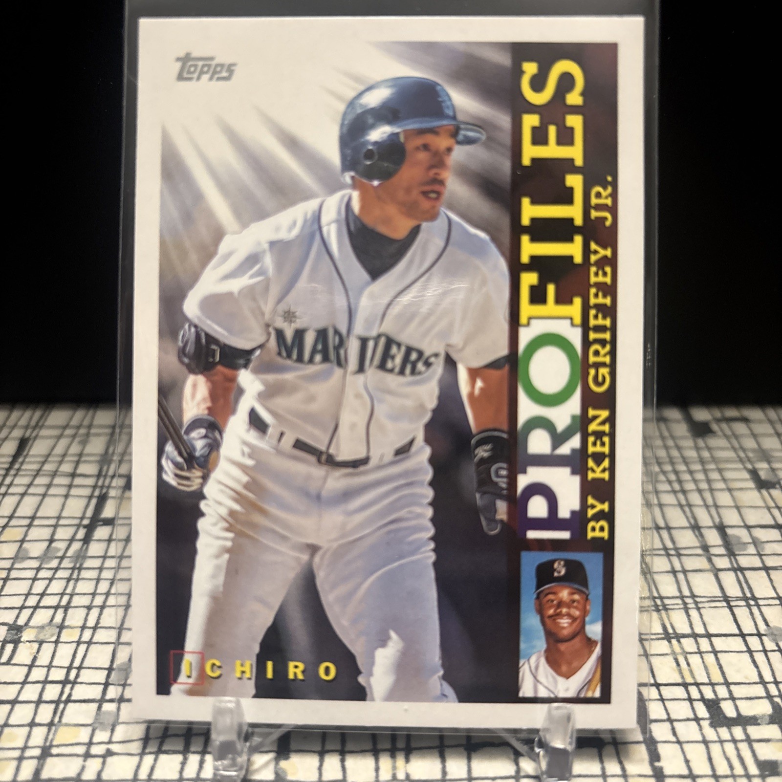 2026 Ichiro Suzuki Topps #TP-12 Profiles By Ken Griffey Jr. Insert