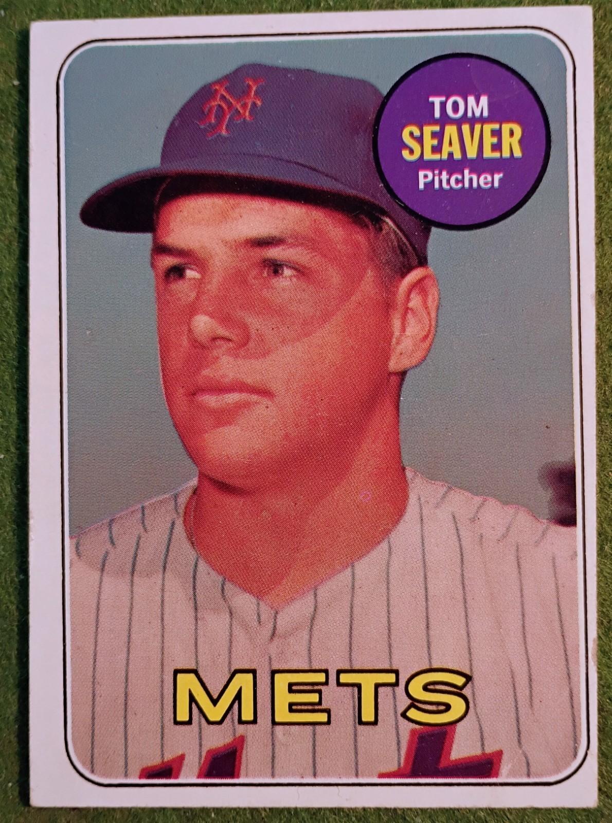 1969 Topps Baseball Tom Seaver New York Mets Reds Boston Red Sox #480 VG+ VGEX