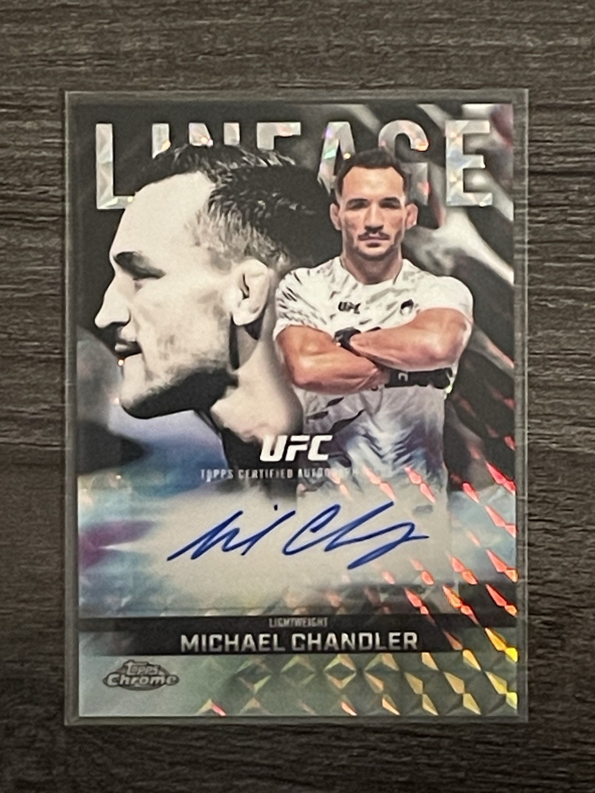 2026 Topps Chome UFC – Michael Chandler Lineage Auto CCA-MC