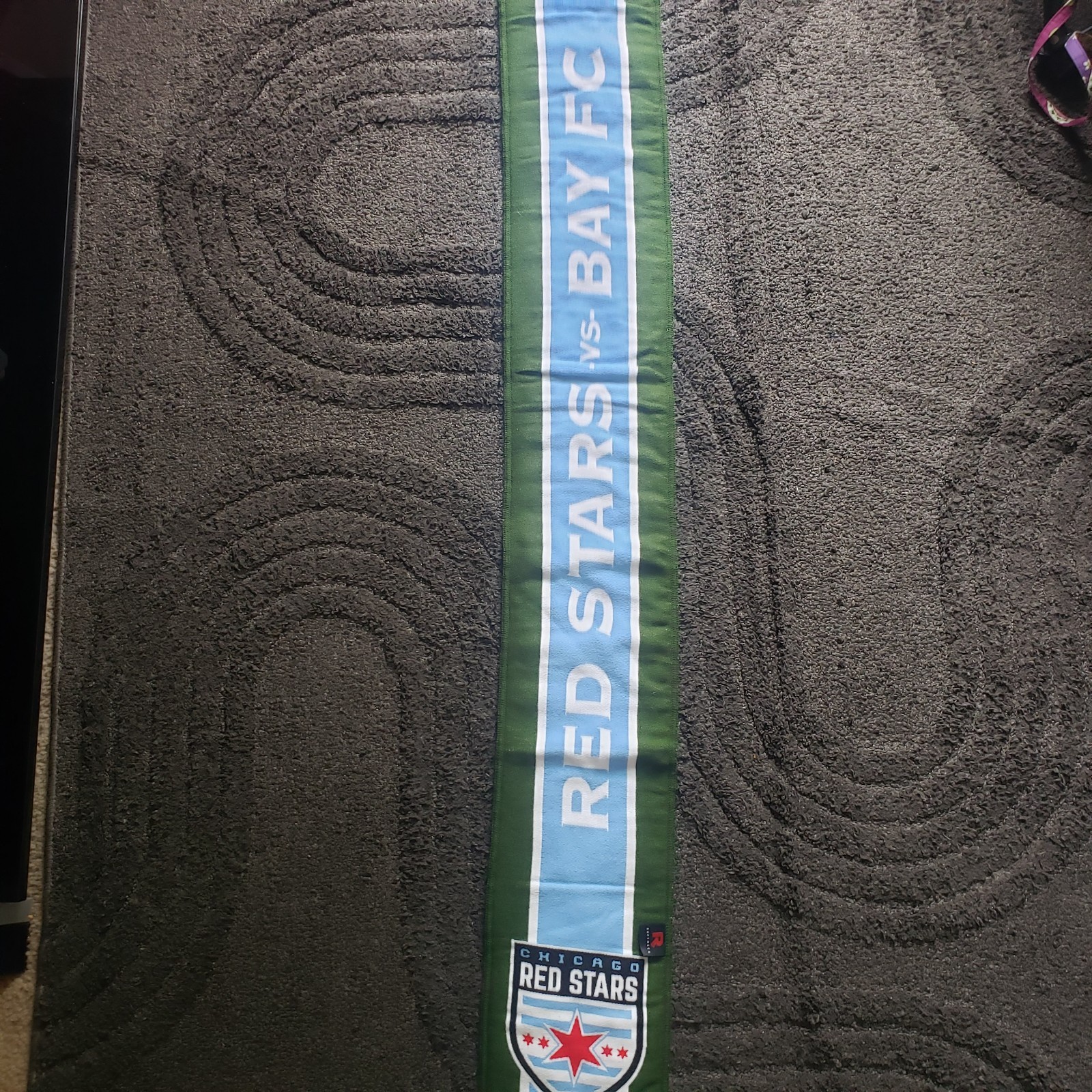 Chicago Red Stars Vs Bay Fc. Commemorative Scarf From 6/08/24 Wrigley Field NWSL