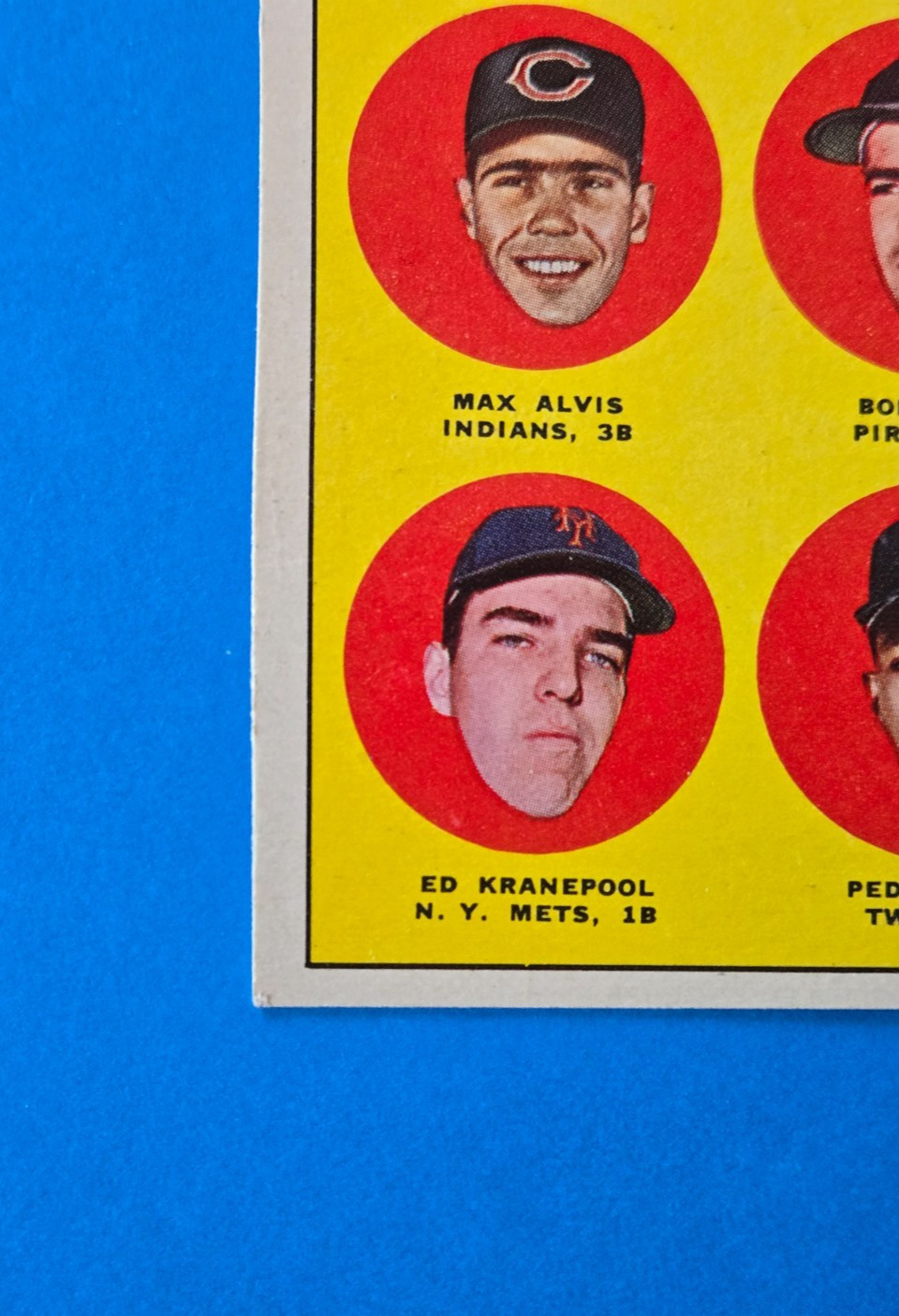1963 Topps baseball card TONY OLIVA RC #228 EX w/ no creases & crisp imagery