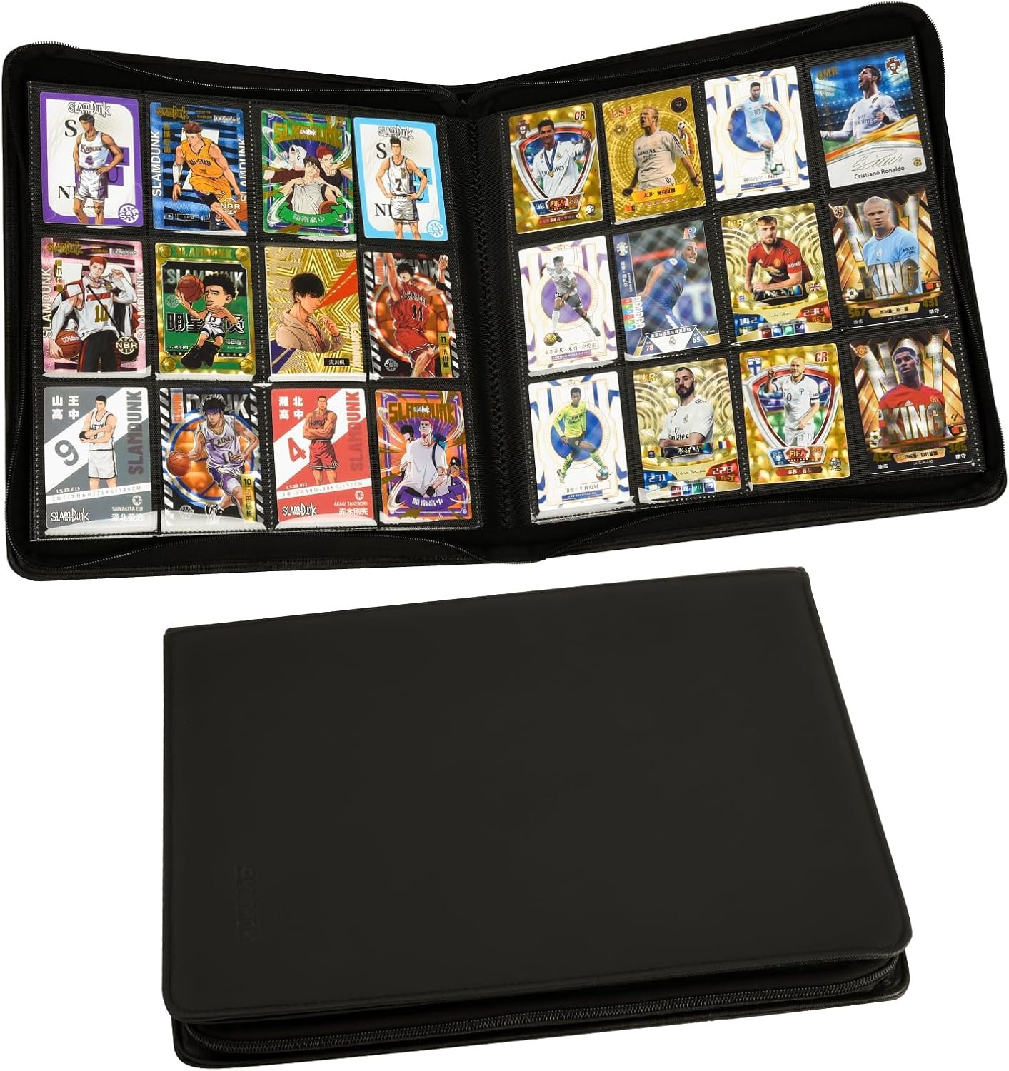 480 Cards Premium 12 Pocket Sideload Trading Card Binder, for Sports, TCG & MTG.