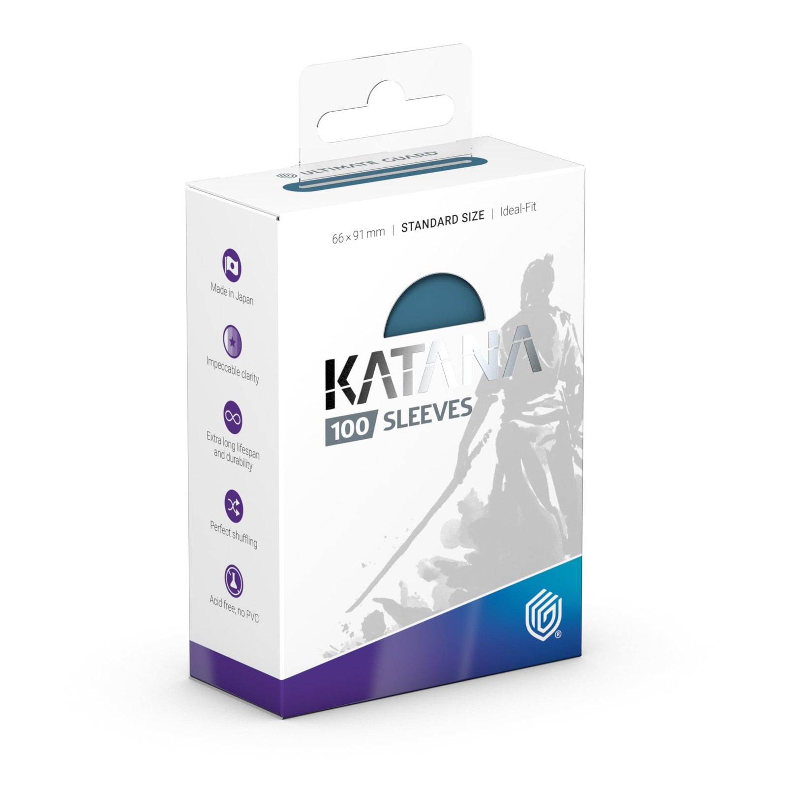 Katana Card Sleeves: 100 Standard Size TCG Sleeves, 66 x 91mm, Mountain Haze …