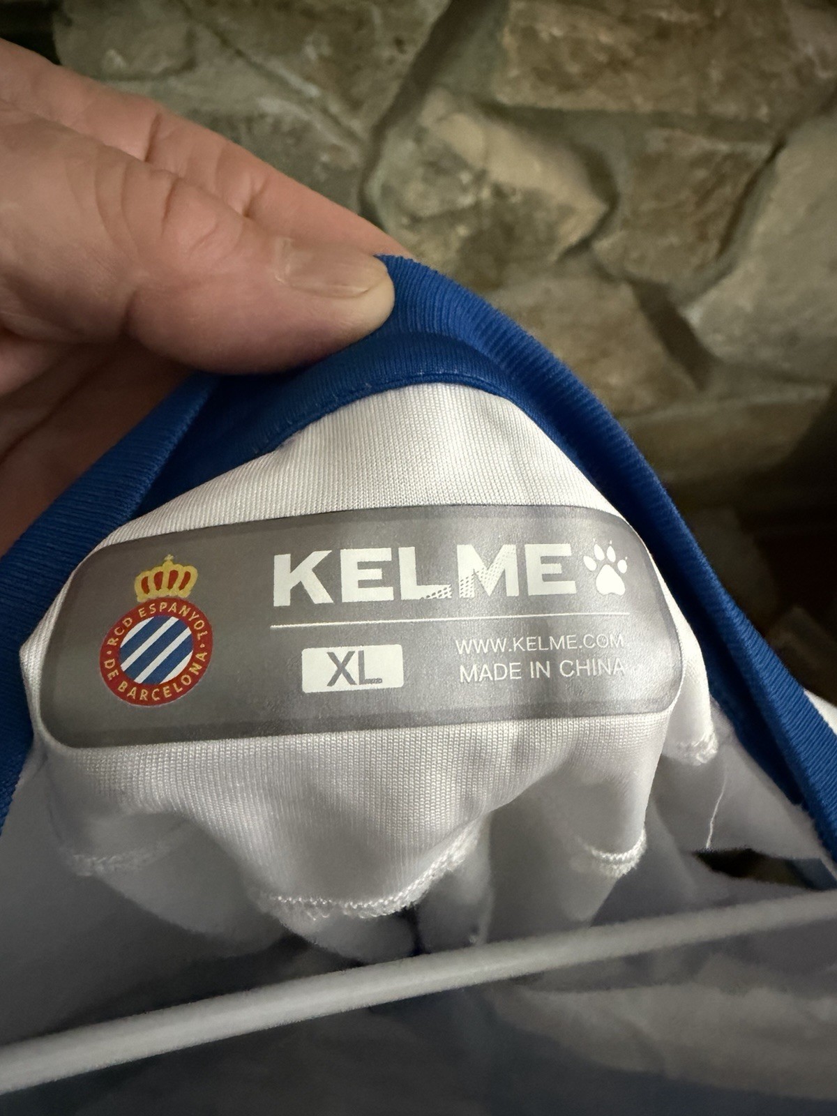 RCD ESPANYOL 2018/2019 HOME FOOTBALL SHIRT KELME SOCCER JERSEY MEN’S XL