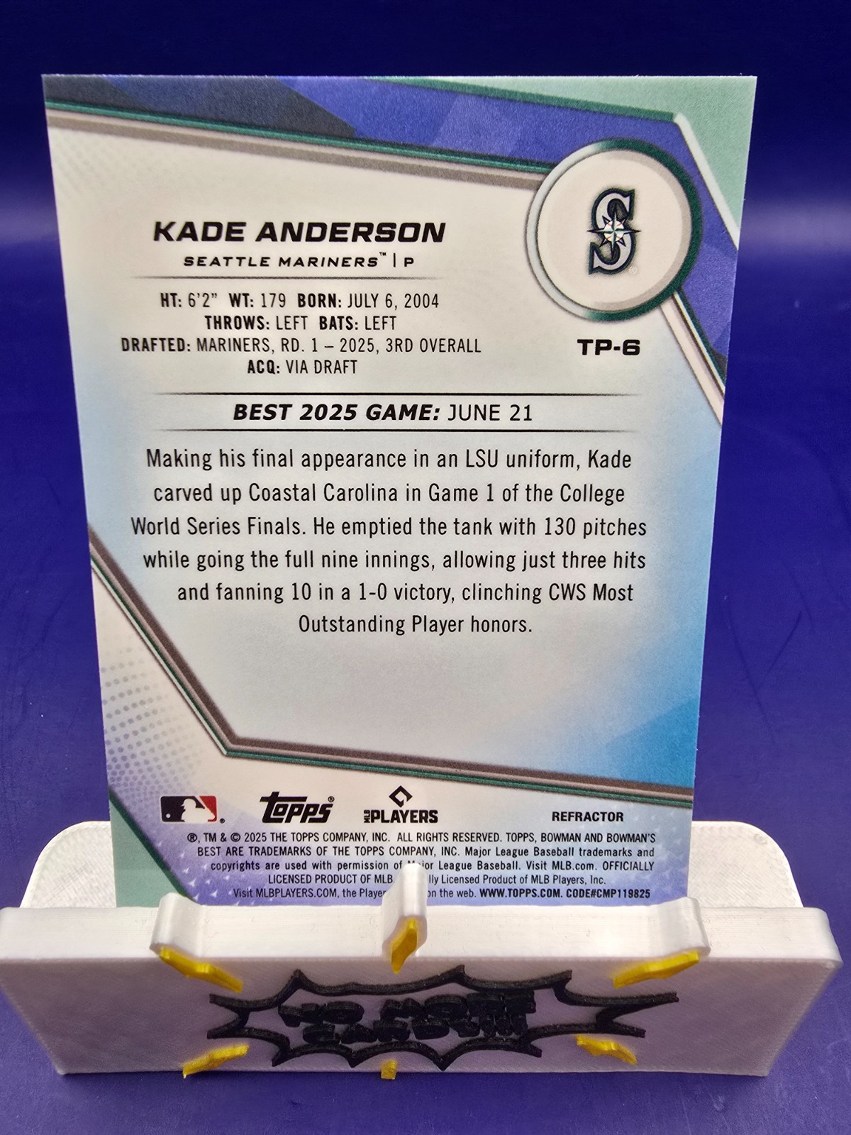 2025 Bowman’s Best Kade Anderson Refractor