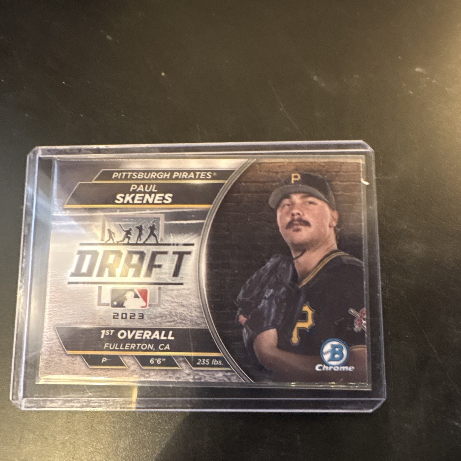 Topps 2023 Bowman Draft Night Chrome Paul Skenes BDN-7 Pittsburgh Pirates