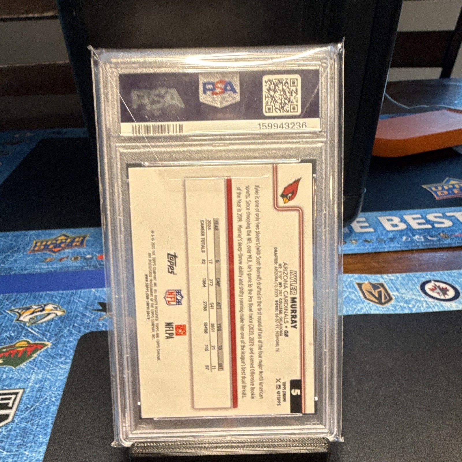 Topps 2025 Topps Chrome Kyler Murray #5 Team Camo PSA 10 Cardinals