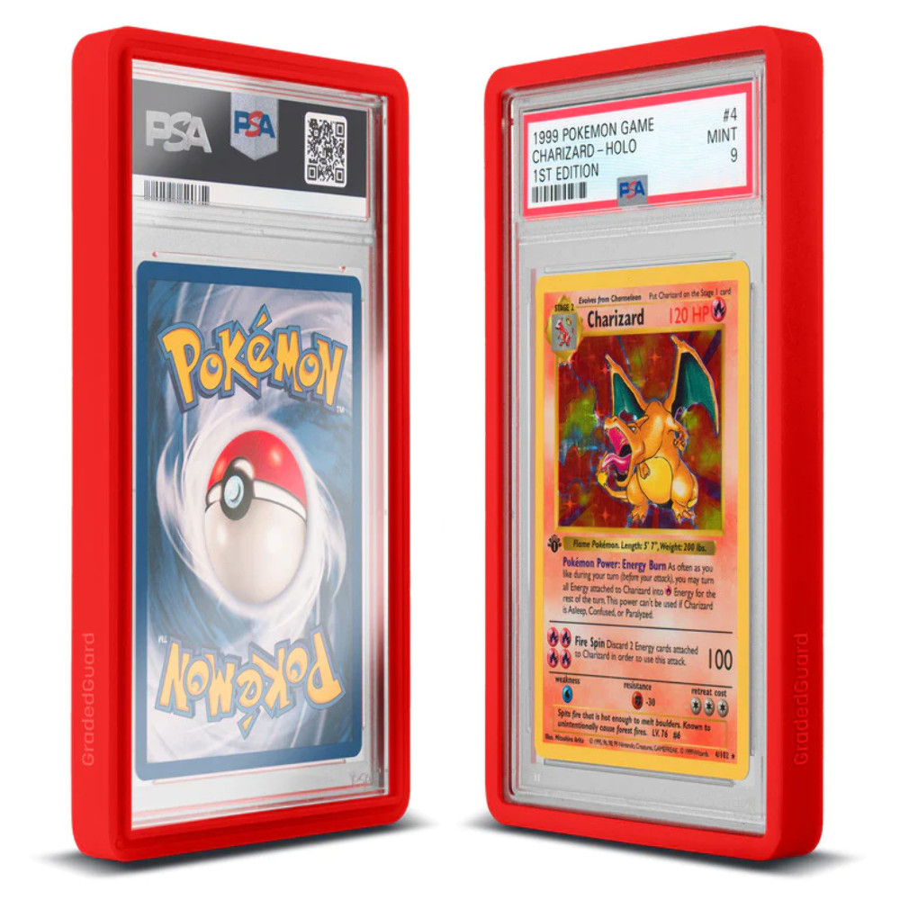 GradedGuard PSA Graded Card Case Guard (PSA Size) Multiple Colors Stackable